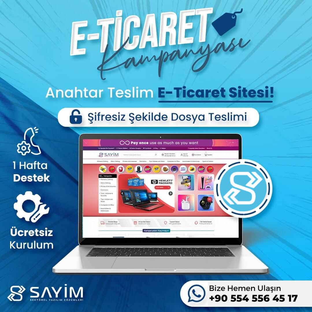 WMG Global E-Ticaret Yazılımı